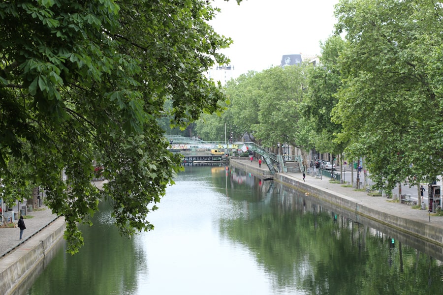 paris balade canal saint martin arbres apero resto photographie contemporaine